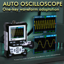 Osciloscópio digital, osciloscópio de 320x240, tela colorida, 120mhz, 500msa/s, ferramenta de taxa de amostragem, com retroiluminação, armazenamento de forma de onda 2024 - compre barato