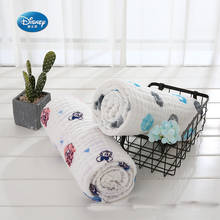 Toalha de banho de algodão com 6 camadas, para bebês recém-nascidos, estampado, desenho animado, disney 2024 - compre barato