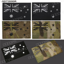 PVC Australia New Zealand Flag IR Reflective Patches badges Tactical Military Patches Australian Flags Embroidery Stripes 2024 - buy cheap