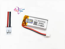 Bateria recarregável de polímero de lítio, 3.7v 560mah jst ph 2.0mm 2 pinos 602248, células de íon de lítio recarregáveis para mp3 gps psp vedio game speaker 2024 - compre barato