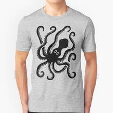 Octopus T Shirt Cotton Men Diy Print Cool Tee Octopus Lino Minoan Vase Painting Greece Ancient 2024 - buy cheap
