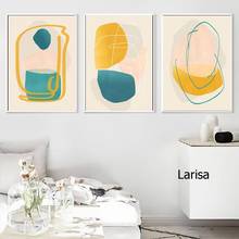 Lienzo abstracto de Arte de pared para decoración del hogar, imágenes modernas para el diseño del hogar, póster geométrico para decoración de sala de estar, sin marco 2024 - compra barato