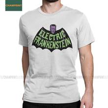 Camiseta de algodón puro para hombre, camisa de manga corta de EF Bat Frankenstein, monstruo clásico, Halloween, Karloff, Dracula, Horror 2024 - compra barato