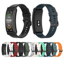 Pulseira de silicone para huawei talkband b6 b3 banda de borracha pulseira para huawei banda 3 relógio inteligente acessórios substituição pulseira 2024 - compre barato