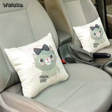 2PCS Bonito Dos Desenhos Animados de Um Par de carro Travesseiro Cintura kst Encosto Do Assento Assento de Carro almofada de Apoio Da Cintura Travesseiro Almofada de Volta Almofada Lombar titular CD50 Q01 2024 - compre barato