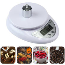 Portable Household Round Kitchen Scale Electronic Kitchen Baking High Precision Electronic Food Platform Scale 5KG 2024 - buy cheap