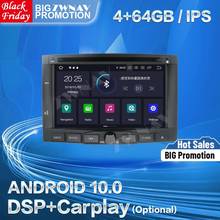 Carplay DSP для PEUGEOT 3008 5008 Android 10 экран мультимедийный плеер GPS навигация Авто аудио стерео радио рекордер головное устройство 2024 - купить недорого