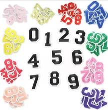 10Pcs Number Embroidered Iron On Patch Applique For Clothing Sew On badge Patches For Jacket Bag Diy Garment Accessories 2024 - buy cheap