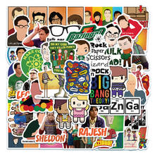 50pcs The Big Bang Theory Cartoon TV Series Stickers For Luggage Car Laptop Notebook Decal Fridge Skateboard Sticker Graffiti 2024 - buy cheap