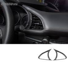 Cubierta de marco de ventilación de coche, accesorio para Mazda 3 Axela 2019 2020, unidad principal, salpicadero delantero, estilismo interior, lentejuelas, C1544 2024 - compra barato