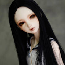 1/3 1/4 1/6 1/8 1/12 Bjd SD Doll Wig High Temperature Wire Long Black Wig For Toy Hair 2024 - buy cheap