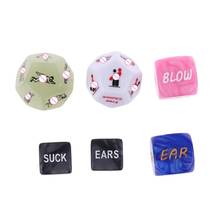 New 6pcs/set Sex Funny Love Dice Game Toy Erotic Sexy Posture Adult Couple Bachelor Acrylic  27RD 2024 - buy cheap