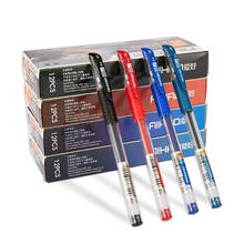 12Pcs/Lot 0.5mm Black/blue/Red Ink Gel Pens Set Refills Gel Ink Pen Sketch Drawing School Office Stationery Student Writing Pen 2024 - buy cheap