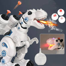 Dinossauros mecânicos de brinquedo, tiranossauro rex, robô, brinquedo para crianças, pulverizador grande 2024 - compre barato