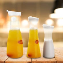1600ml Acrylic Transparent Juice Bottle Water Jug Ice Cold Juice Jug with Lid for Bar Home Use 2024 - buy cheap