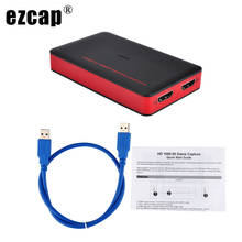 Ezcap 1080P 60fps Full HD Video Recorder HDMI to USB 3.0 Capture Card BOX For Windows Mac Phone Game Support PC Live Streaming 2024 - buy cheap