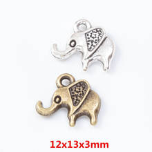 50 pçs pingente pequenos elefantes liga de zinco pingente jóias fazendo diy feito à mão jóias descobertas 7506 2024 - compre barato