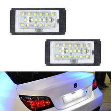 2 Pieces LED License Plate Lights For BMW 3series E46 2D Coupe 99-03 3series E46 M3 99-03 Number Plate Lamp Canbus Error Free 2024 - buy cheap