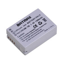 Batmax 1pc NB-10L NB10L NB 10L Camera Battery for CANON PowerShot SX40 HS SX40HS SX50 HS SX50HS G1 X G1X G15 G16 SX60 HS G3X 2024 - buy cheap