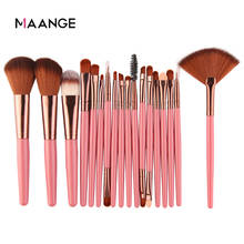 MAANGE-Juego de brochas de maquillaje, 15/18/20 piezas, base en polvo, colorete, sombra de ojos, mezcla, cosmética, belleza, Kit de herramientas 2024 - compra barato