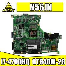 N56JN Laptop motherboard For Asus N56JN N56J N56 Test original mainboard I7-4700HQ/4710HQ GT840M-2GB 2024 - buy cheap