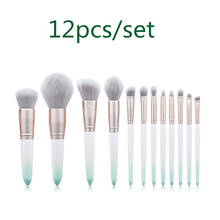 12PC Europe Makeup Brushes Cream for foundation Powder brush Set Large Soft Face Blush Brush Professional Cosmetic Make Up Tools 2024 - buy cheap