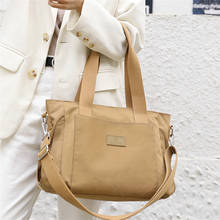 Высококачественная женская сумка через плечо, Женская дорожная сумка, сумки с ручкой сверху, нейлоновая сумка через плечо, женская сумка сумочка-мессенджер для шопинга 2024 - купить недорого