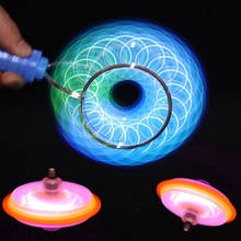 Развивающие детские игрушки Творческий Магнитная летающих светодиодный светильник мигает гироскоп прядильный механизм подарки для детей 2024 - купить недорого