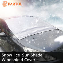 Cubierta Universal para parabrisas de coche, protector para nieve, polvo, parasol, parabrisas de invierno, cubierta de parabrisas delantero 2024 - compra barato