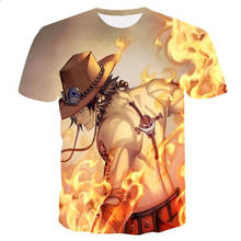 Camisetas con estampado de Luffy de One Piece para hombre, Tops informales de verano, ropa deportiva informal de manga corta, camisetas de Anime japonés 2021 2024 - compra barato