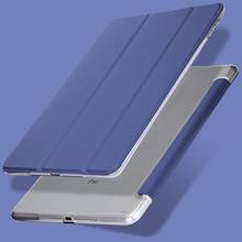 QIJUN-funda inteligente de piel sintética para iPad, cubierta trasera para ipad 9,7, 2017, 2018, A1822, A1893, iPad 5. ª y 7. ª, 10,2, Air 1, Air 2, 3, 2019, PC 2024 - compra barato