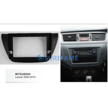 Panel de Radio Fascia para coche MITSUBISHI Lancer, Kit de tablero de instalación, adaptador de bisel de consola, cubierta de placa de 9 pulgadas, 9 pulgadas, 2000-2010 2024 - compra barato