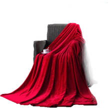 Ropa de cama de franela, manta de Color sólido, cubierta de sábana cálida de invierno, cómoda, suave, chal, esterilla de Yoga, sofá, rodilla, viaje, venta al por mayor 2024 - compra barato