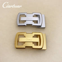 2022 ciartuar new fashion designer men high quality for suit solid brass copper width 3.4 cm gold sliver buckle free shipping 2024 - buy cheap