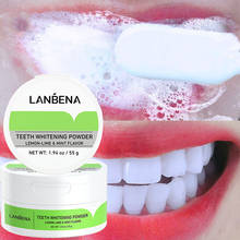 Teeth Whitening Powder Lemon Dental Tools White Tooth Cleaning Bleaching Tartar Stains Plaque Bright Teeth Care Oral Hygiene 2024 - buy cheap