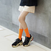Spring Summer Autumn Candy Color Women Cute Sock Funny Colorful Crew Socks Hipster Velet Socks Female Striped Socks 5pairs 2024 - buy cheap