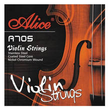 Um conjunto de cordas de violino v705 e a d g para violino 1/4 1/2 3/4 4/4 cordas violino acessório 2024 - compre barato