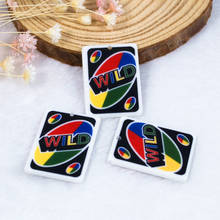 10pcs /lot 34mm*25mm Flatback Resin Poker Resin Game Card Charms For DIY Jewelry Materials 2024 - buy cheap