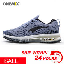 Onemix 2020 luz tênis de corrida dos homens respirável malha maratona ar almofada ao ar livre atlético sapatos masculinos jogging 2024 - compre barato