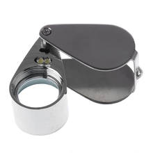 30X Illuminated Magnifier Magnifying Glass LED Folding Jewelers Loupe Light 2024 - buy cheap