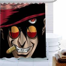 Modern Anime Hellsing Shower Curtain Palm Decor Waterproof Polyester Fabric Bath Curtain 180X180cm Eco-friendly Bathroom Curtain 2024 - buy cheap