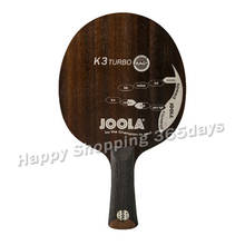 Raquete de tênis de mesa joola original, novo k3 turbo k3 + sp, ébano, 7 camadas de madeira, laço ofensivo k3 plus, raquete de ping-pong 2024 - compre barato