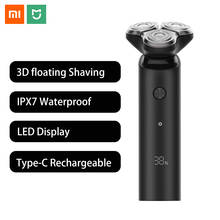 Xiaomi Mijia Electric Shaver S500 Razor for Men Beard Hair Trimmer Rechargeable 3D Head Washable Dual Blade 2024 - buy cheap