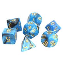 7pcs/set  Acrylic Dice Set Different Shapes Digital Dice for RPG DND Board Game 448D 2024 - buy cheap