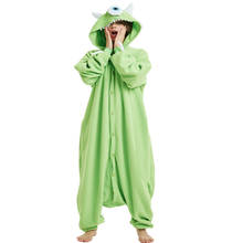 Disfraz de anime Kigurumi para adultos, disfraz de monstruo, Mike, pijamas de una pieza, regalo para fiesta de Carnaval y Halloween 2024 - compra barato