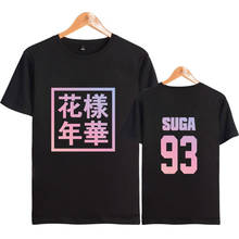 Bangtan Boys Cotton Tshirt Kpop JIMIN SUGA JIN J-HOPE Young Forever Print T-shirts Men/Women Short Sleeve T Shirt Brand Tops 2024 - buy cheap