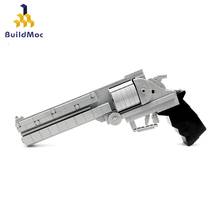 Military WW2 Gun Building Blocks For high-tech city police Handgun Revolver Bricks  Swat Pistol Submac DIY weapon Toys 2024 - buy cheap