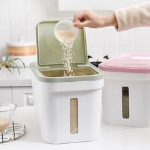 Rice Storage Tank Large Food Storage Container Dry Food Flour Rice Dispenser Large Containers With Lids #4O 2024 - buy cheap