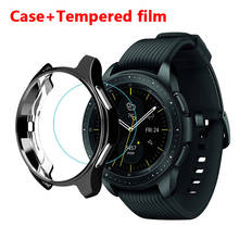 Galaxy watch case+film for Samsung Gear S3 frontier Galaxy Watch 46mm 42mm galss bumper soft smart watch accessories case+film 2024 - buy cheap