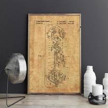 Keyboard Keycap patent,technical wall art,computer posters,decor,vintage print,blueprint,gift idea, wall Decorations 2024 - buy cheap